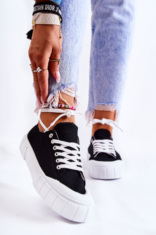 Scarpe con plateau da donna in nero Comes Scarpe con plateau da donna in nero Comes