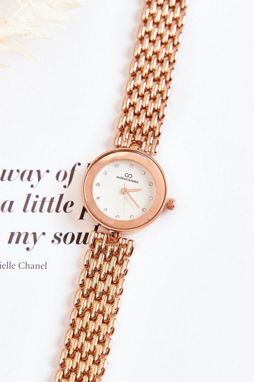 Orologio da donna Giorgio & Dario con occhi scintillanti in oro rosa