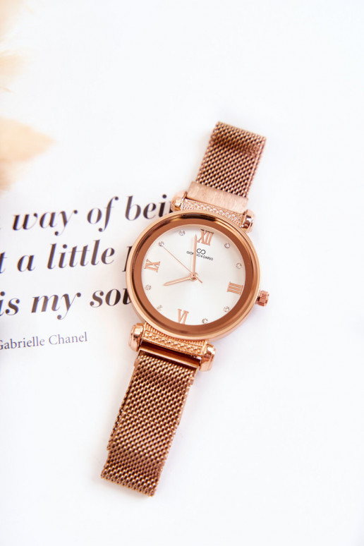 Orologio da donna Giorgio & Dario con chiusura magnetica in oro rosa