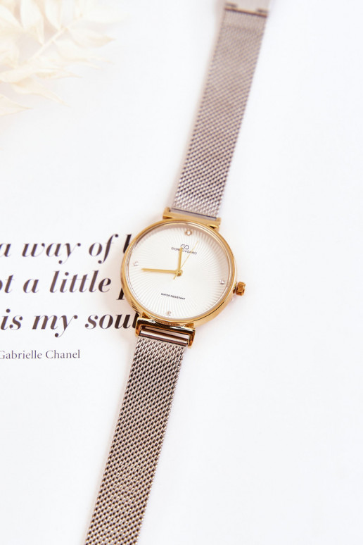 Orologio impermeabile da donna Giorgio & Dario colore oro-argento Orologio impermeabile da donna Giorgio & Dario colore oro-argento