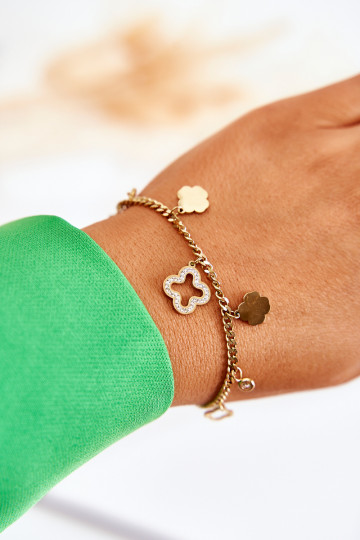 Bracciale con bellissimi dettagli in colore oro 2