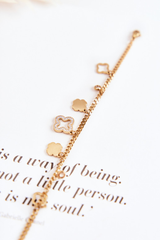 Bracciale con bellissimi dettagli in colore oro