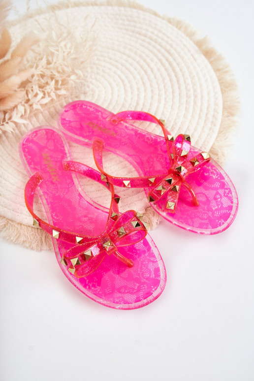 Eleganti pantofole in gomma Monise rosa