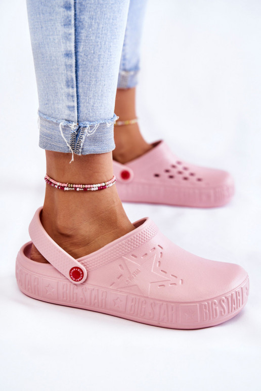 Ciabatte leggere Big Star II275008 rosa