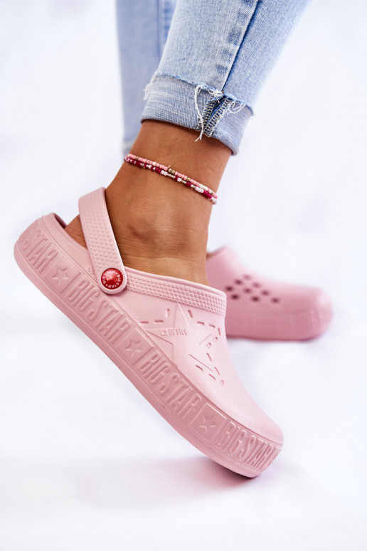 Ciabatte leggere Big Star II275008 rosa