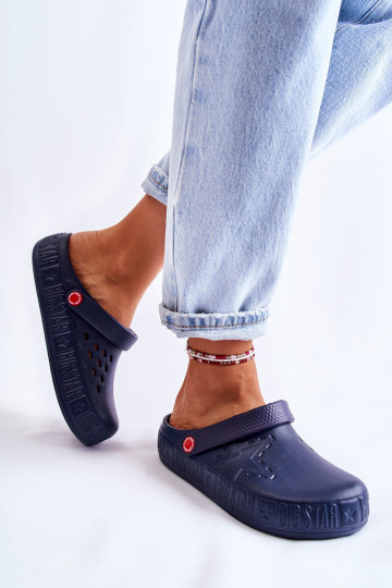 Ciabatte leggere Big Star II275002 blu scuro