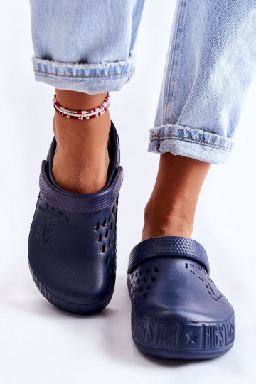 Ciabatte leggere Big Star II275002 blu scuro 2