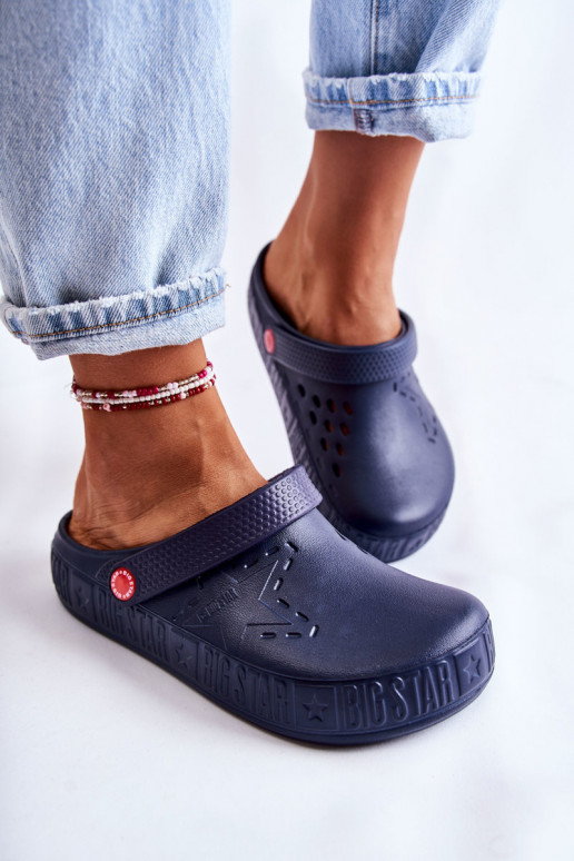 Ciabatte leggere Big Star II275002 blu scuro