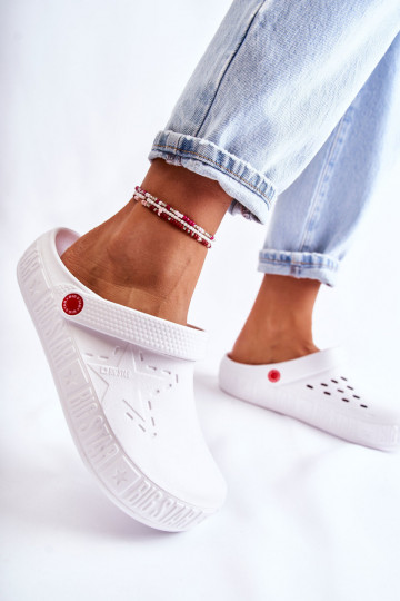 Ciabatte leggere Big Star II275003 colore bianco