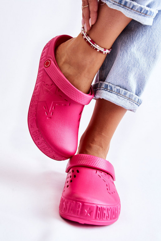 Ciabatte leggere Big Star II275007 rosa