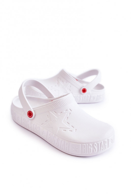 Ciabatte leggere Big Star II175003 colore bianco