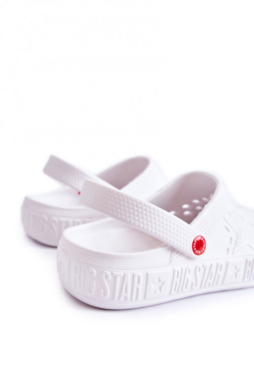 Ciabatte leggere Big Star II175003 colore bianco