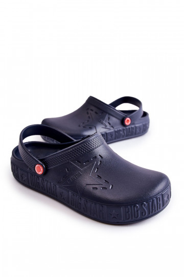 Ciabatte leggere Big Star II175002 blu scuro