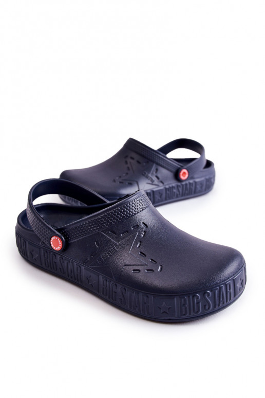 Ciabatte leggere Big Star II175002 blu scuro
