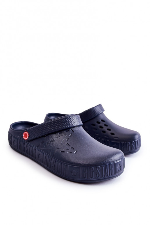 Ciabatte leggere Big Star II175002 blu scuro