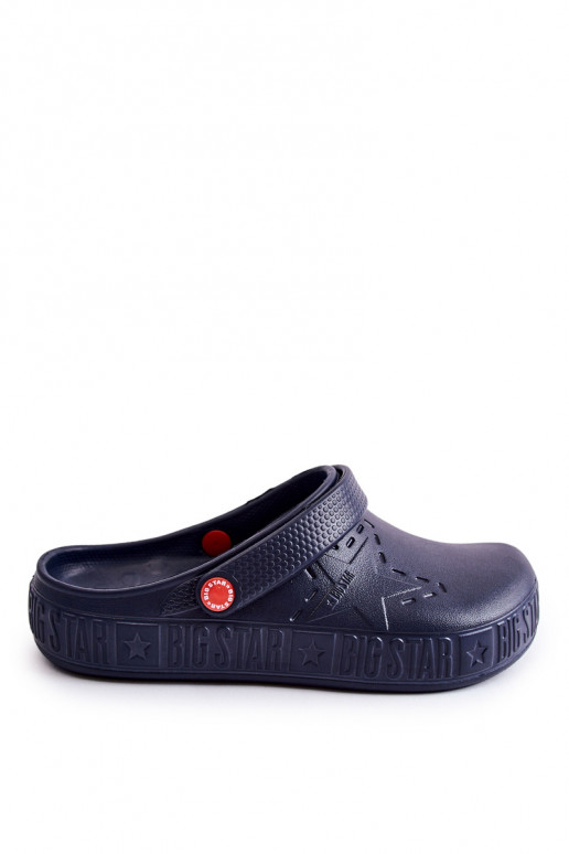 Ciabatte leggere Big Star II175002 blu scuro