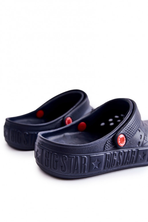 Ciabatte leggere Big Star II175002 blu scuro