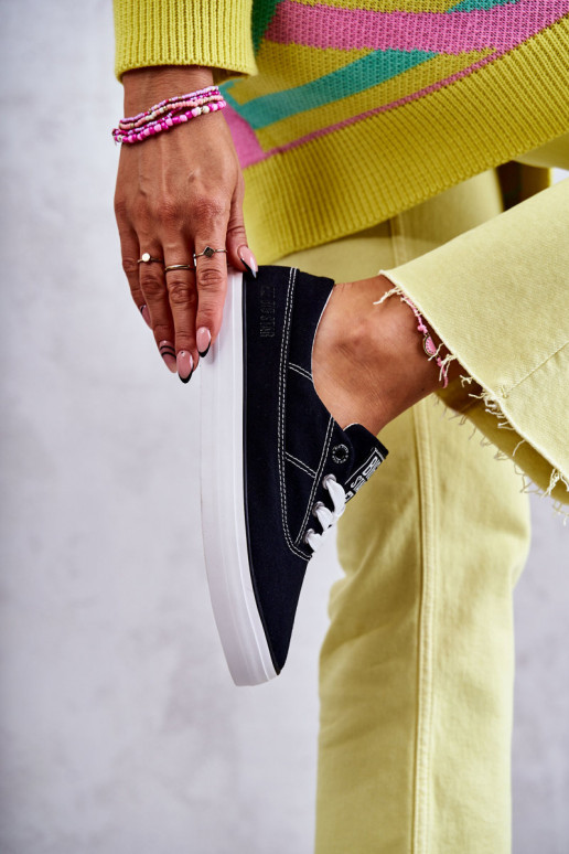 Sneakers in tessuto i Big Star KK274019 nere