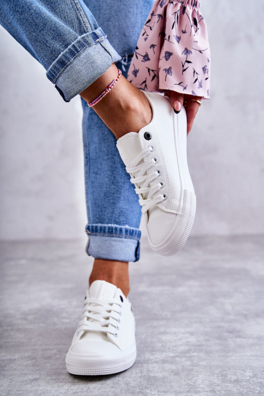 sneakers con suola piatta Big Star KK274010 colore bianco