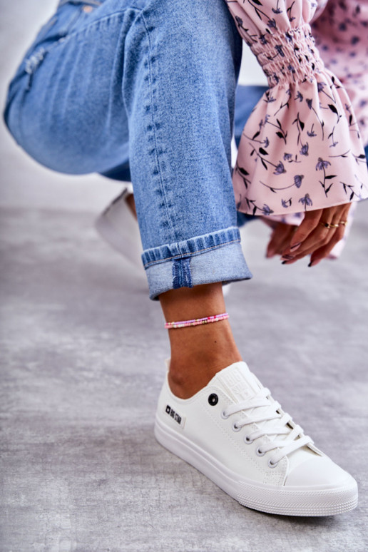 sneakers con suola piatta Big Star KK274010 colore bianco