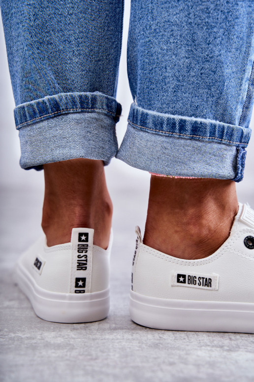 sneakers con suola piatta Big Star KK274010 colore bianco