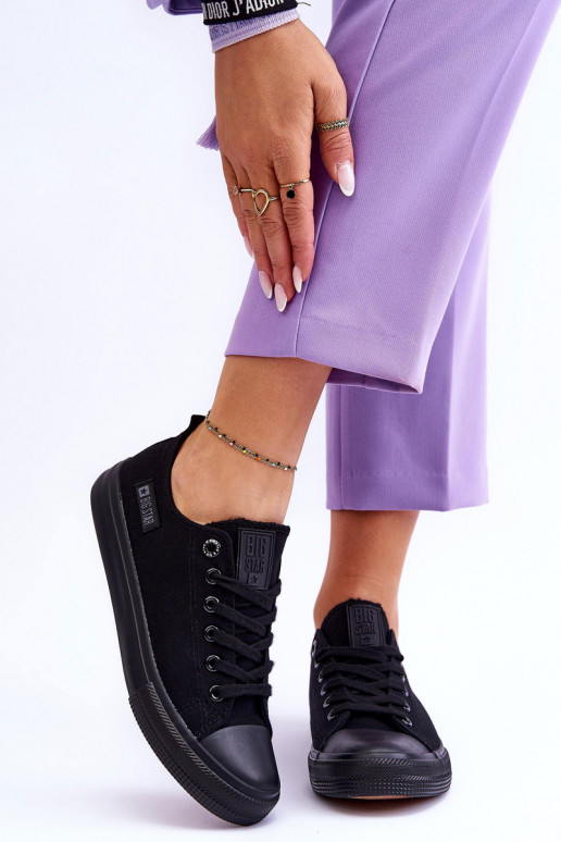 Scarpe tempo libero in tessuto Big Star KK274009 nere