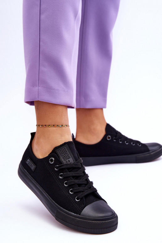 Scarpe tempo libero in tessuto Big Star KK274009 nere