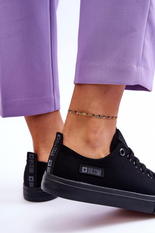 Scarpe tempo libero in tessuto Big Star KK274009 nere