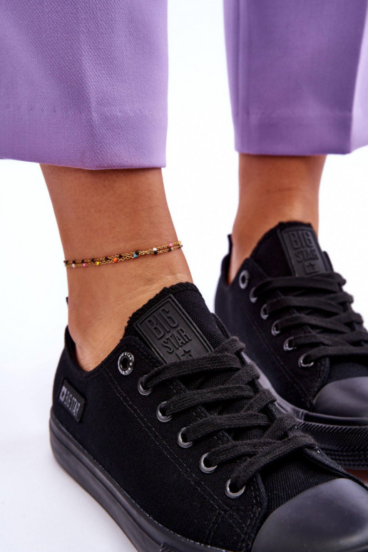 Scarpe tempo libero in tessuto Big Star KK274009 nere