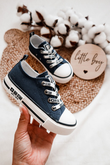 Scarpe casual per bambini BIG STAR KK374070 blu scuro 2