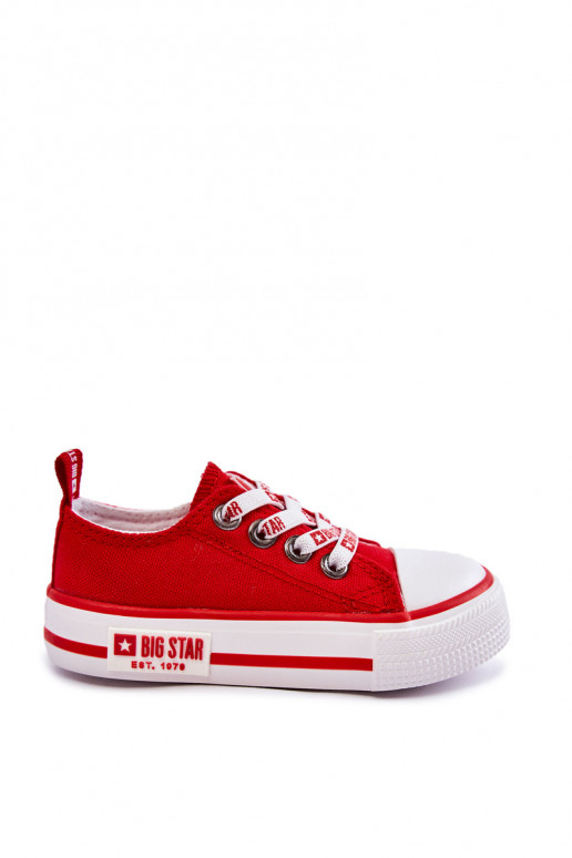Scarpe casual per bambini BIG STAR KK374071 rosse