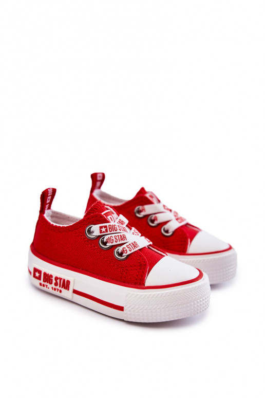 Scarpe casual per bambini BIG STAR KK374051 rosse
