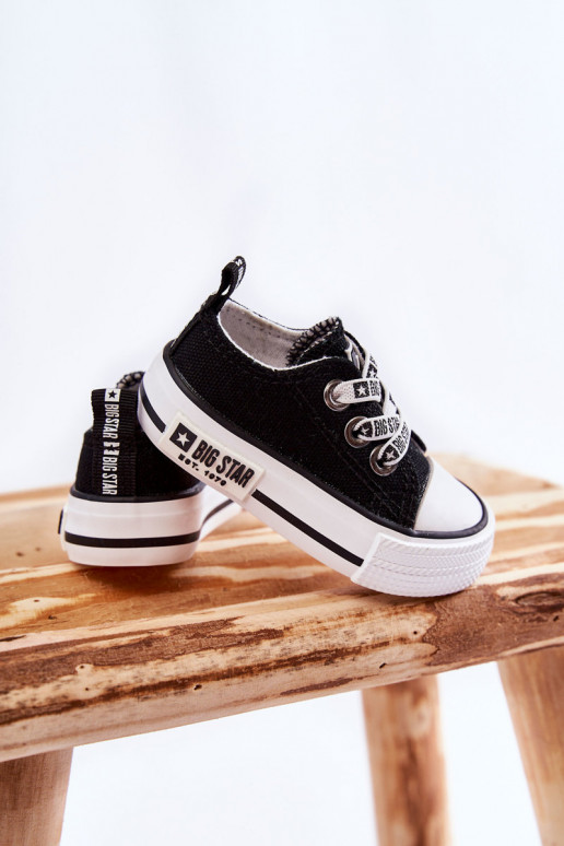 Scarpe per il tempo libero per bambini BIG STAR KK374049 Bianco e nero