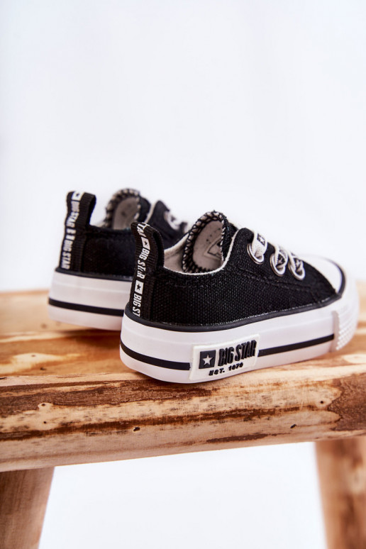 Scarpe per il tempo libero per bambini BIG STAR KK374049 Bianco e nero