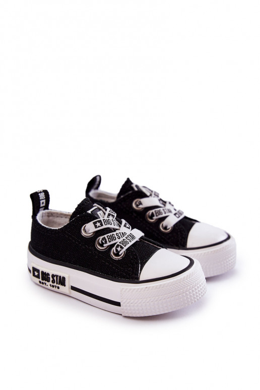 Scarpe per il tempo libero per bambini BIG STAR KK374049 Bianco e nero