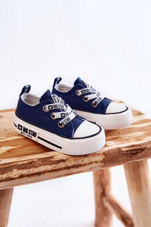 Scarpe casual da bambino BIG STAR KK374050 blu scuro