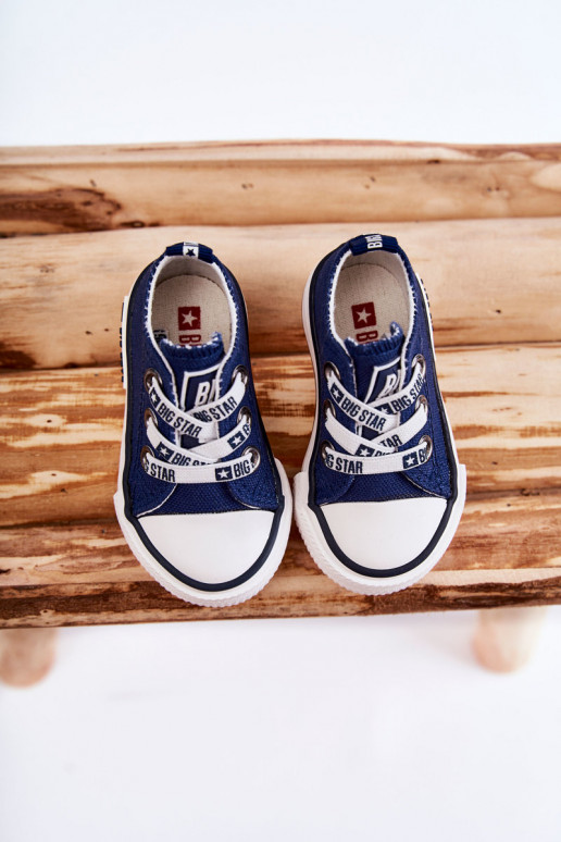 Scarpe casual da bambino BIG STAR KK374050 blu scuro