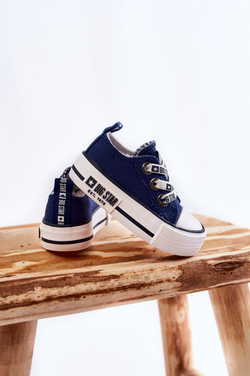 Scarpe casual da bambino BIG STAR KK374050 blu scuro