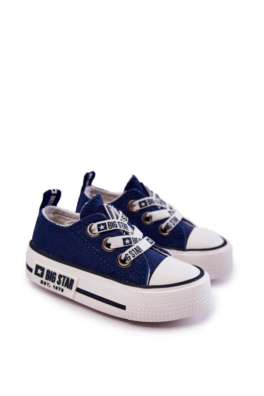 Scarpe casual da bambino BIG STAR KK374050 blu scuro