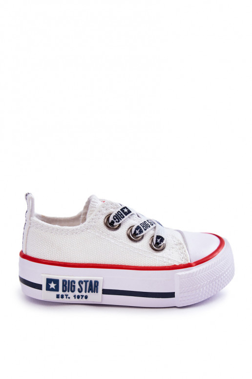 Scarpe per il tempo libero da bambino BIG STAR KK374048 bianche