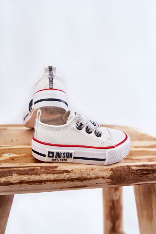 Scarpe casual da bambino BIG STAR KK374040 bianche