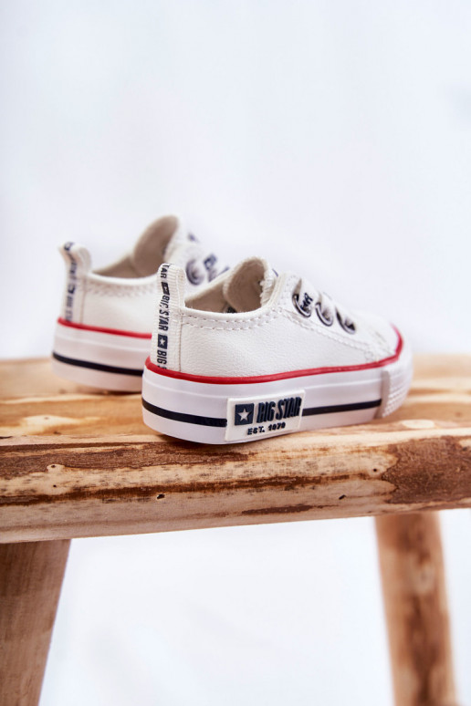 Scarpe casual da bambino BIG STAR KK374040 bianche