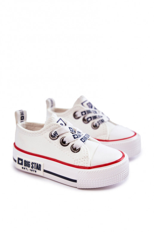 Scarpe casual da bambino BIG STAR KK374040 bianche