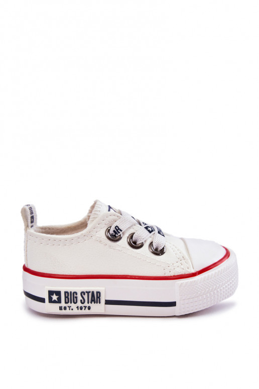 Scarpe casual da bambino BIG STAR KK374040 bianche