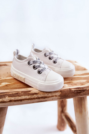 Scarpe per il tempo libero da bambino BIG STAR KK374058 bianche