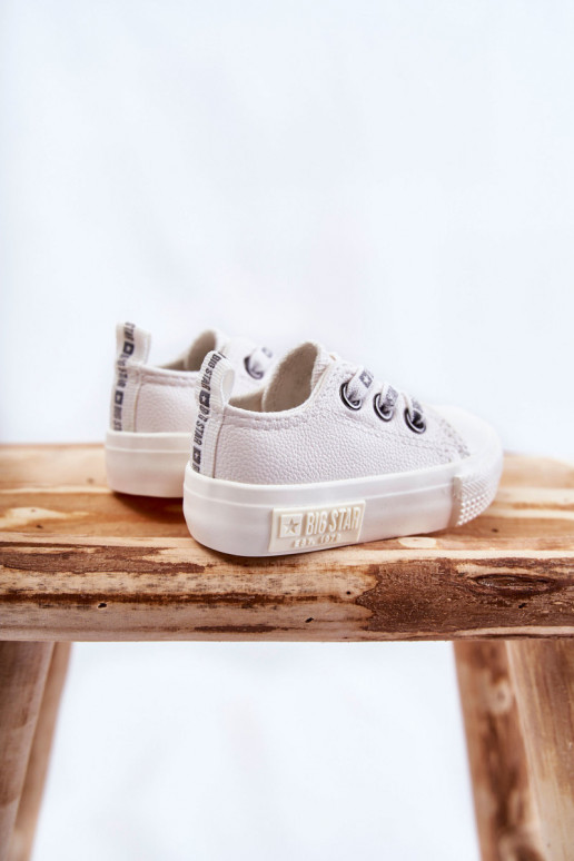 Scarpe per il tempo libero da bambino BIG STAR KK374058 bianche