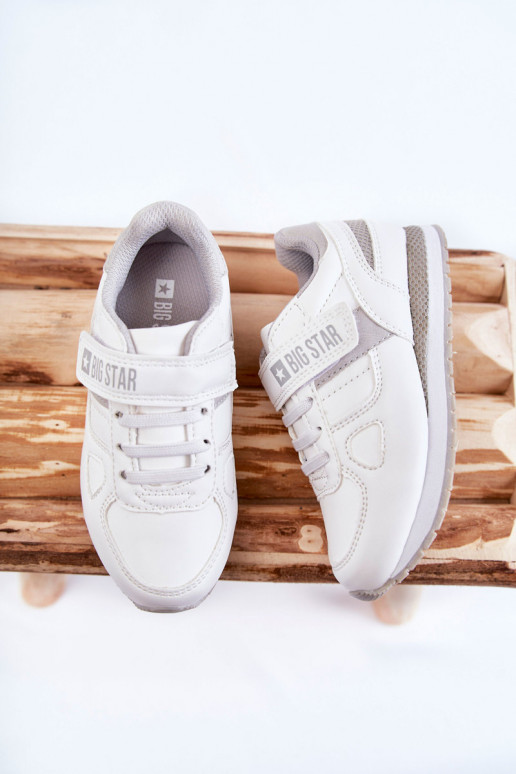 Scarpe sportive per bambini Big Star KK374009 bianche