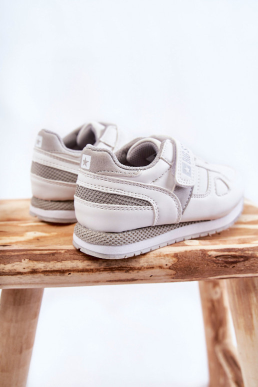 Scarpe sportive per bambini Big Star KK374009 bianche
