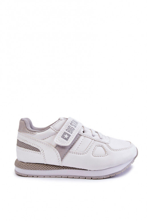 Scarpe sportive per bambini Big Star KK374009 bianche