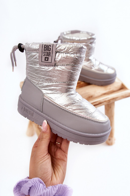 Doposci per bambini Big Star KK374218 grigio e argento
